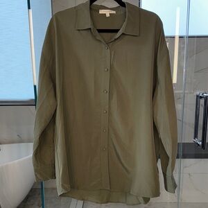 Favorite Daughter Olive Button Down Shirt